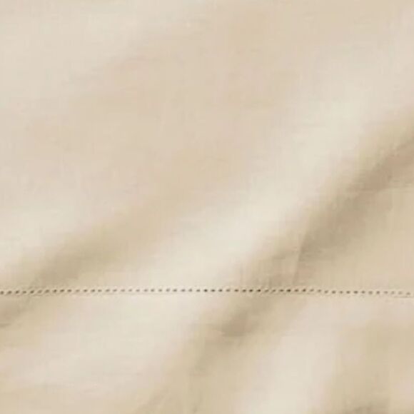 The Company Store x2 Premium Breathable Linen Shams, Parchment, 
Standard - Picture 6 of 10